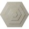 Ekena Millwork Woodruff Ceiling Medallion, Hand-Painted Pot of Cream Crackle, 23 1/4"OD x 7/8"P CM23WFPCC - alternate 1